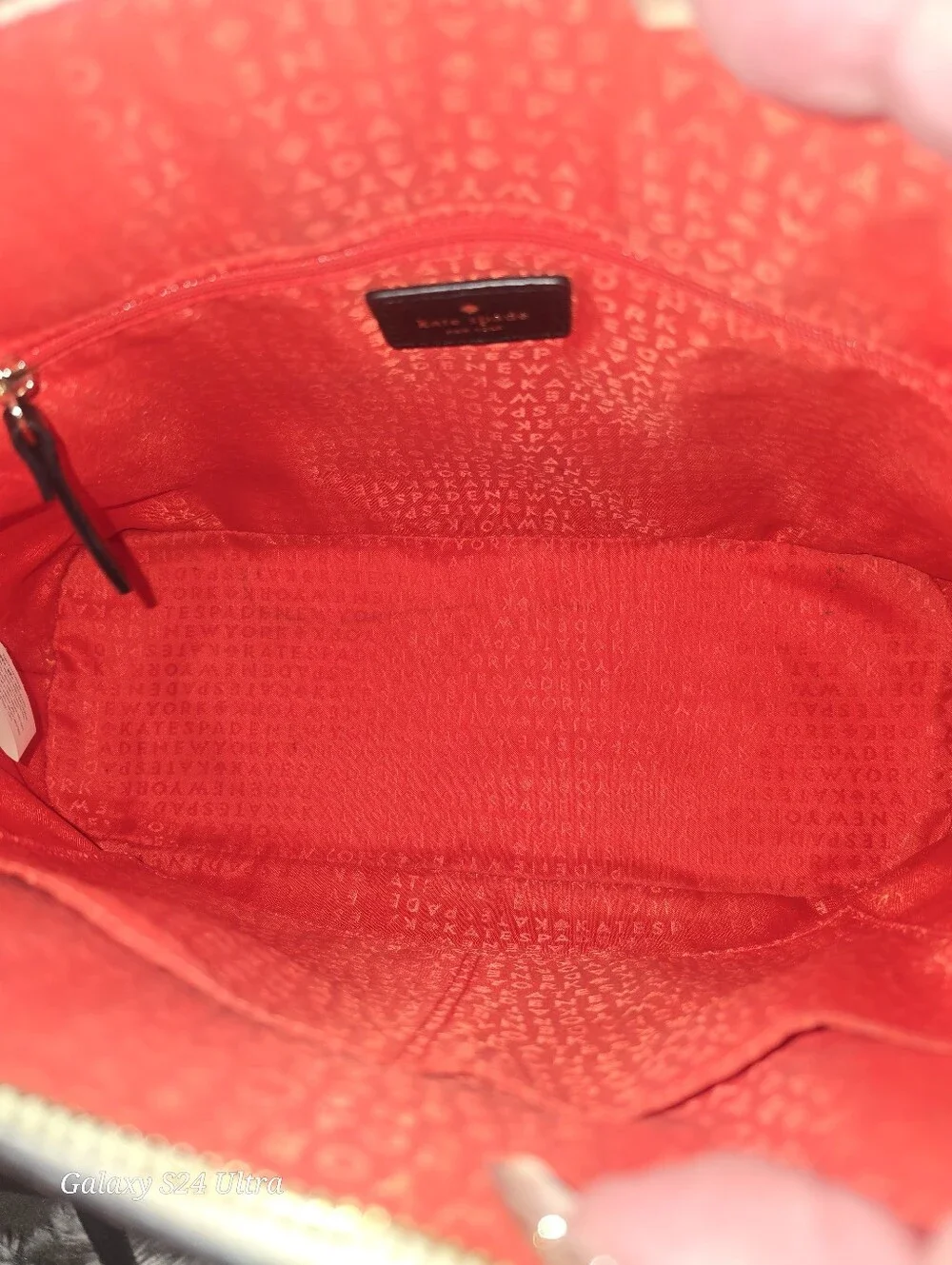 Kate Spade Two-Tone Cream and Black Satchel